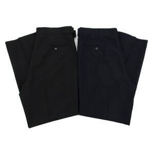 Stafford Classic Fit Wool Suit Separates Pants Mens 36x30 Blue Black Lot of 2